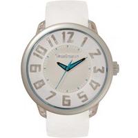 Tendence Mens Fantasy White Strap Watch T0630004