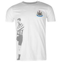 Team Newcastle United Retro Player T Shirt Mens