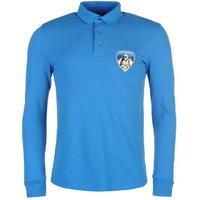 team athletic football club long sleeve polo shirt mens