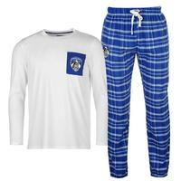 team oldham athletic checked pyjama set mens