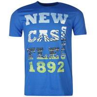 team nufc photo text t shirt mens