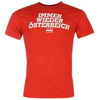 Team Austria Fan T Shirt Junior Boys
