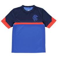 team rangers poly t shirt junior boys