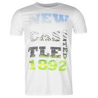 Team NUFC Photo Text T Shirt Mens