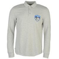 team athletic football club long sleeve polo shirt mens