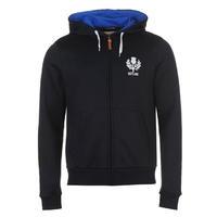 Team Rugby Zip Through Hoody Mens