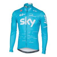 Team Sky Long Sleeve Thermal Jersey - Sky Blue - S