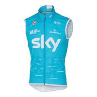 Team Sky Pro Light Wind Gilet - Sky Blue - XXL