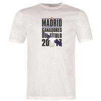 Team Madrid League Winners T Shirt Mens