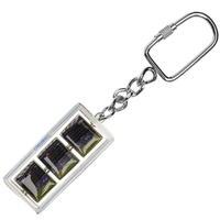 team football spin key ring