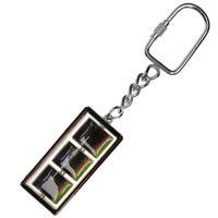 Team Football Spin Key Ring