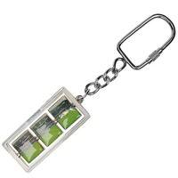 team football spin key ring