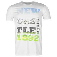 Team NUFC Photo Text T Shirt Mens
