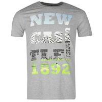 Team NUFC Photo Text T Shirt Mens