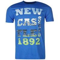 Team NUFC Photo Text T Shirt Mens