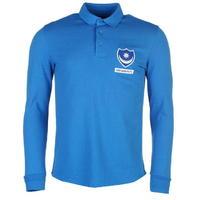 team football club long sleeve polo shirt mens