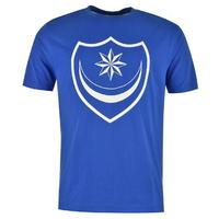 Team Portsmouth Large Crest T Shirt Junior Boys