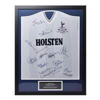 Team Tottenham signed 1984 UEFA Cup Final Multi Signed Shirt