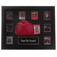 Team Ray Leonard Signed Boxing Glove