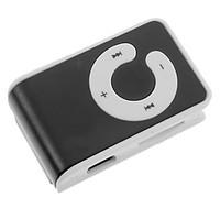 TF Card Reader MP3 Player Bag with Clip BlackWhite