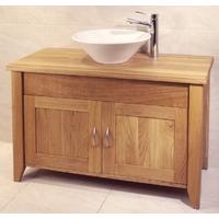 TFW Aquarius Oak Washstand - Large 2 Doors