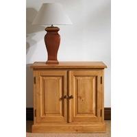 tfw mottisfont waxed pine cupboard small 2 doors