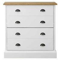 TFW Mottisfont White Shoe Rack - Small 2 Drawer