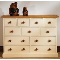 tfw mottisfont painted chest of drawer multi 11 drawer