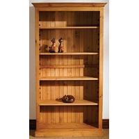 tfw mottisfont waxed pine bookcase 4 shelves