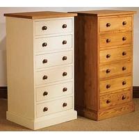 TFW Mottisfont Painted Chest of Drawer - Wellington 6 Drawers