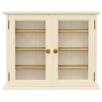 TFW Mottisfont Cream Display Cabinet - Small 2 Glass Door