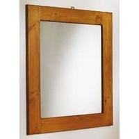 TFW Mottisfont Waxed Pine Square Mirror - 68 x 68cm