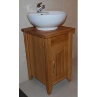 TFW Aquarius Oak Washstand - 1 Door