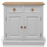 TFW Mottisfont White Dresser Base - 2 Door 2 Drawer