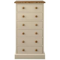 tfw mottisfont cream chest of drawer wellington 6 drawer