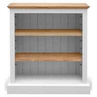 tfw mottisfont white bookcase low small 2 shelves