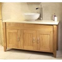 TFW Aquarius Oak Washstand - 3 Doors