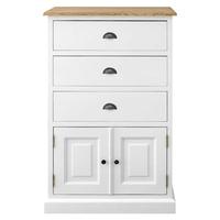 TFW Mottisfont White Chest of Drawer Wellington - 3 Drawer