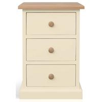 tfw mottisfont cream bedside cabinet 3 drawer