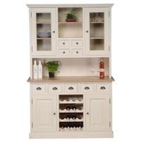 TFW Mottisfont Painted Dresser - with Wine Rack 4 Doors 9 Drawers