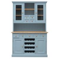 tfw mottisfont blue dresser with wine rack