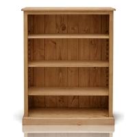 TFW Mottisfont Waxed Pine Bookcase - 3 Shelves