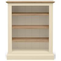 tfw mottisfont cream bookcase low medium 3 shelves