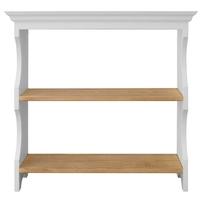 tfw mottisfont white hanging shelf medium 2 shelves