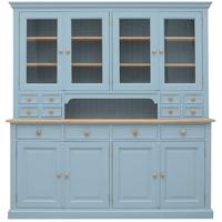 tfw mottisfont blue glazed dresser large 8 door 12 drawer