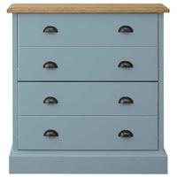 TFW Mottisfont Blue Shoe Rack - Small 2 Drawer