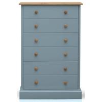 TFW Mottisfont Blue Shoe Rack - Large 3 Drawer