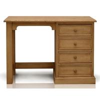 tfw mottisfont waxed pine desk single pedestal desk