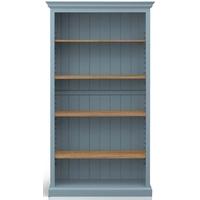 tfw mottisfont blue glazed bookcase 4 shelves