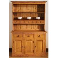 TFW Mottisfont Waxed Pine Spice Dresser - 3 Doors 7 Drawers